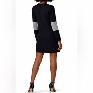 Brochu Walker Black Wool Cashmere Sweater Dress P =  XS Elbow Patch